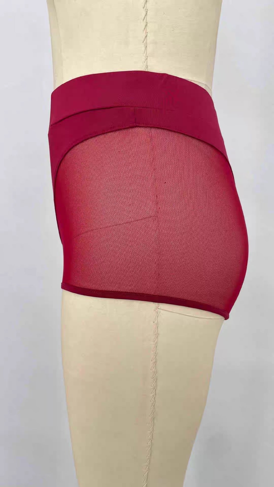Sexy mesh sports yoga underwear stretch bottoming shorts - BabyFansBabyFans