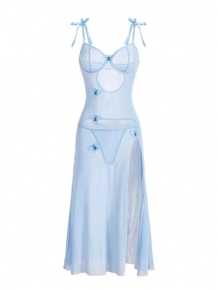 Sexy perspective bow, sleepdress pajamas - BabyFansBabyFans