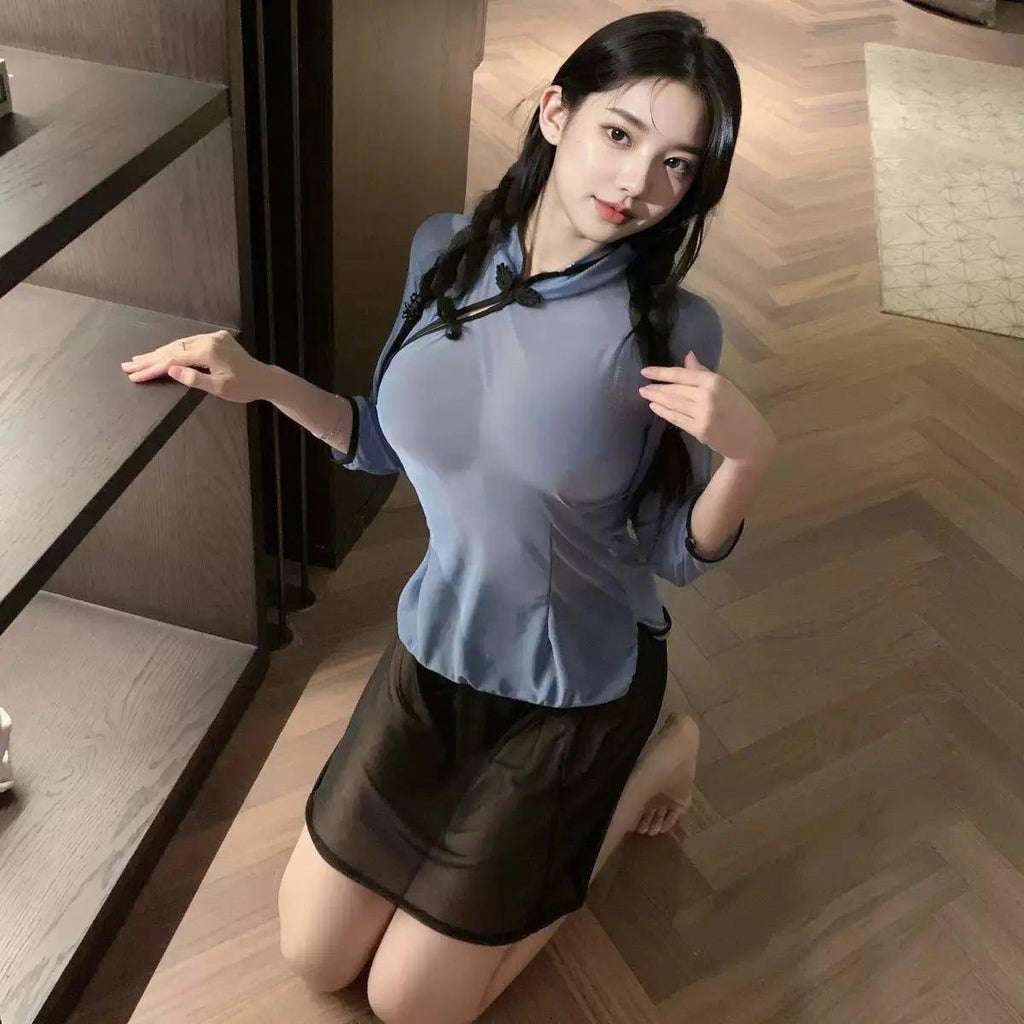 Republic of China style, student uniforms, sexy uniforms - BabyFansBabyFans