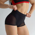Sexy mesh sports yoga underwear stretch bottoming shorts - BabyFansBabyFans