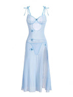 Sexy perspective bow, sleepdress pajamas - BabyFansBabyFans